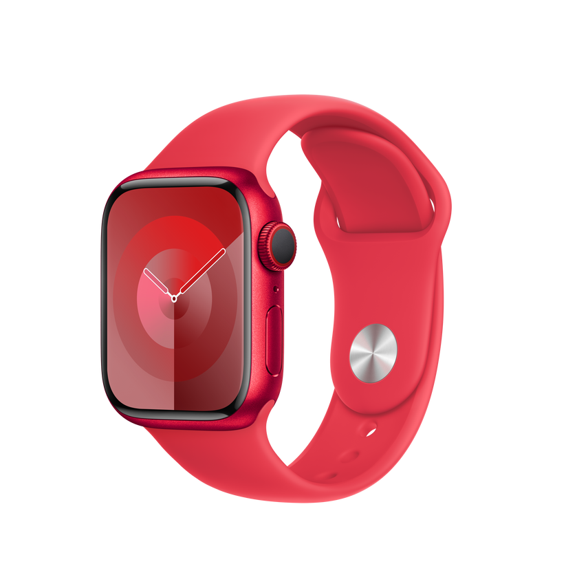 Apple pašček Sport Band S/M v (PRODUCT)RED barvi za Apple Watch velikosti 41 mm - iSTYLE SI