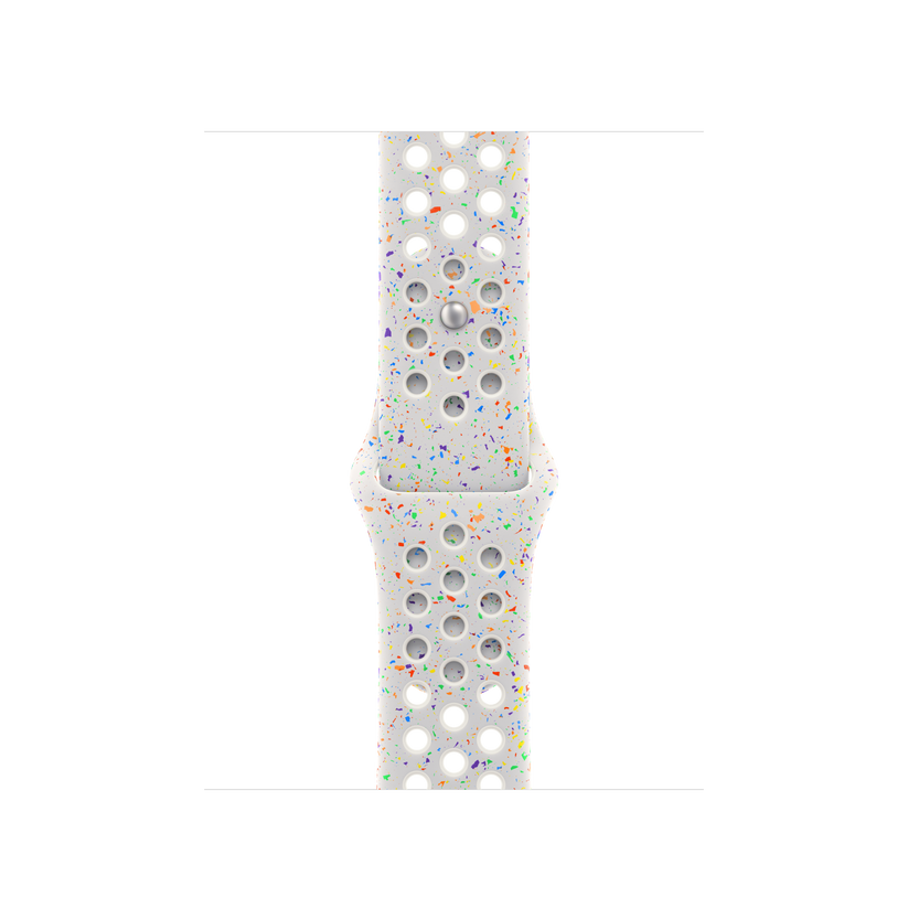 Apple pašček Nike Sport Band M/L v barvi čiste platine za Apple Watch velikosti 41 mm - iSTYLE SI