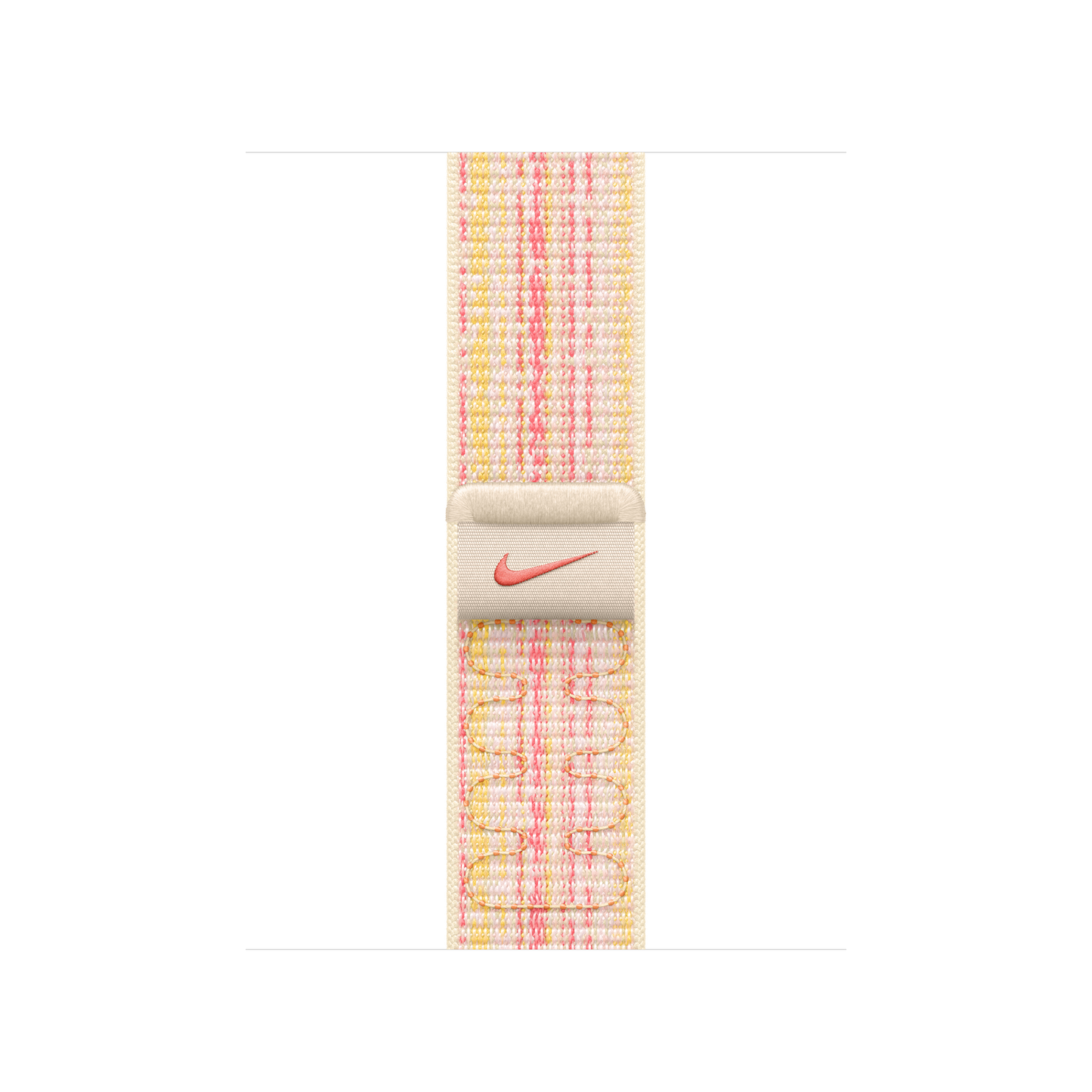 Apple pašček Nike Sport Loop v zvezdnati/roza barvi za Apple Watch velikosti 41 mm - iSTYLE SI