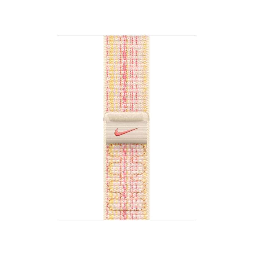 Apple pašček Nike Sport Loop v zvezdnati/roza barvi za Apple Watch velikosti 41 mm - iSTYLE SI