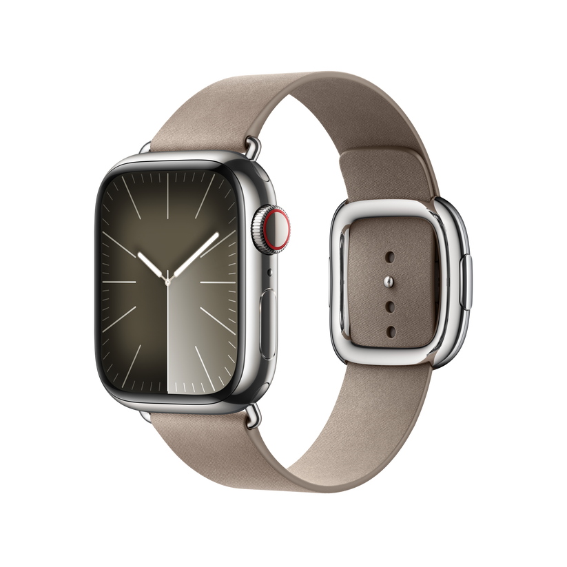 Apple pašček Modern Buckle Large v rjavi barvi za Apple Watch velikosti 41 mm - iSTYLE SI