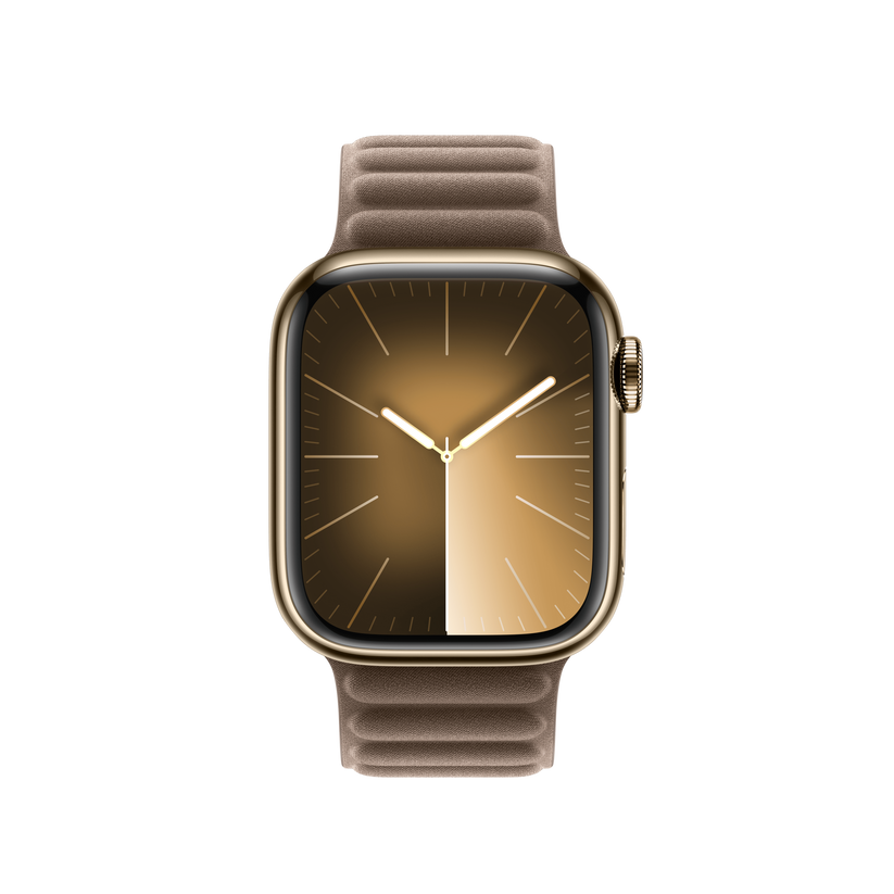 Apple pašček Magnetic Loop S/M v temno rjavi barvi za Apple Watch velikosti 41 mm - iSTYLE SI