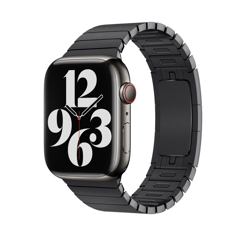 Apple pašček Link Bracelet v vesoljno črni barvi za Apple Watch velikosti 42 mm - iSTYLE SI