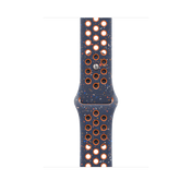 Apple pašček Nike Sport Band M/L v barvi modrega plamena za Apple Watch velikosti 45 mm - iSTYLE SI