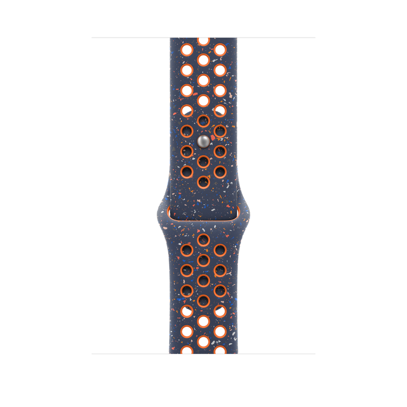 Apple pašček Nike Sport Band M/L v barvi modrega plamena za Apple Watch velikosti 45 mm - iSTYLE SI