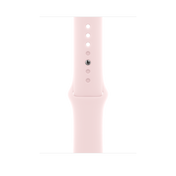 Apple pašček Sport Band M/L v nežno roza barvi za Apple Watch velikosti 45 mm - iSTYLE SI