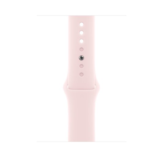 Apple pašček Sport Band M/L v nežno roza barvi za Apple Watch velikosti 45 mm - iSTYLE SI