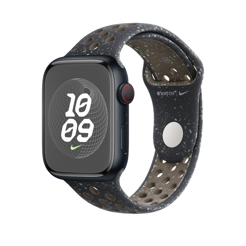 Apple pašček Nike Sport Band M/L v polnočno nebeška barvi za Apple Watch velikosti 45 mm - iSTYLE SI