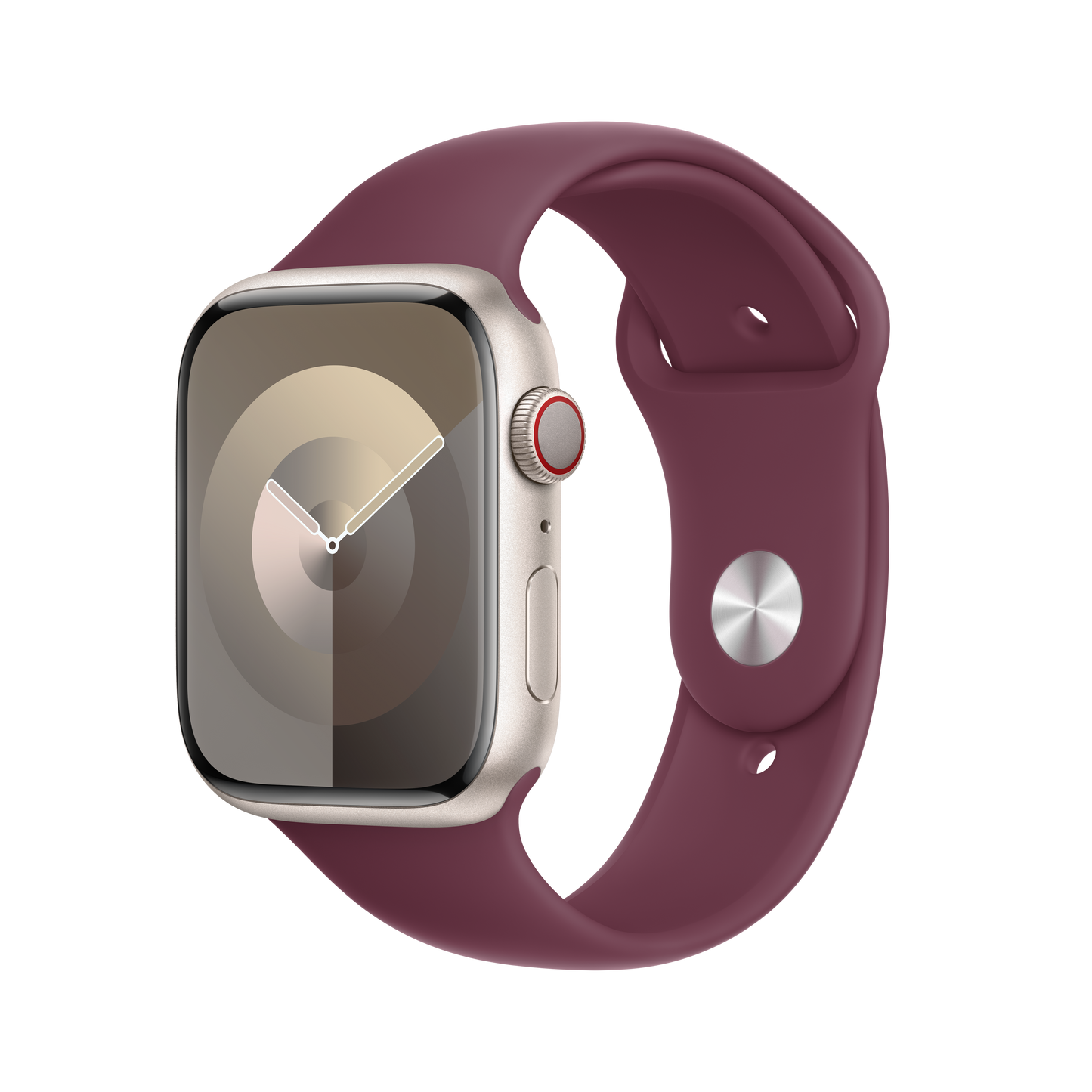 Apple pašček Sport Band M/L v barvi murve za Apple Watch velikosti 45 mm - iSTYLE SI