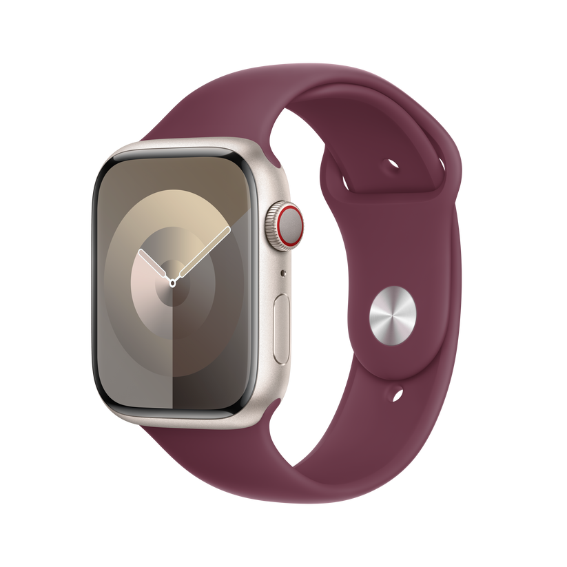 Apple pašček Sport Band M/L v barvi murve za Apple Watch velikosti 45 mm - iSTYLE SI