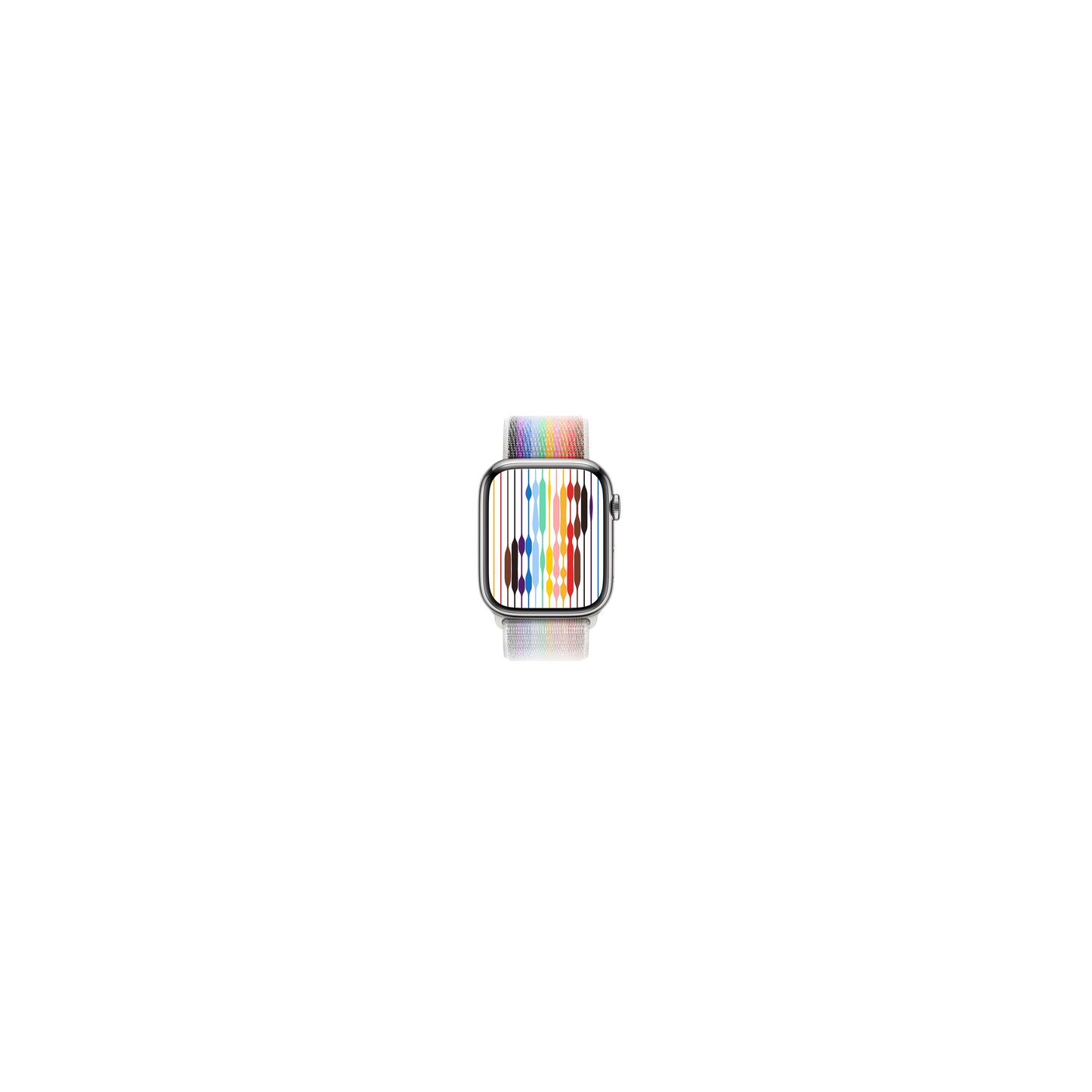 Apple pašček Sport Loop v Pride Edition barvi za Apple Watch velikosti 45 mm - iSTYLE SI