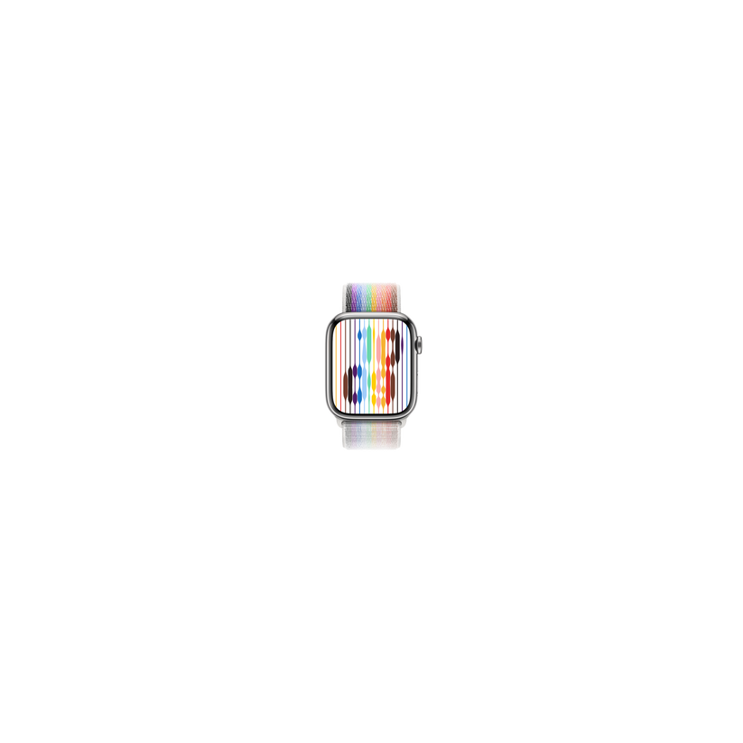 Apple pašček Sport Loop v Pride Edition barvi za Apple Watch velikosti 45 mm - iSTYLE SI