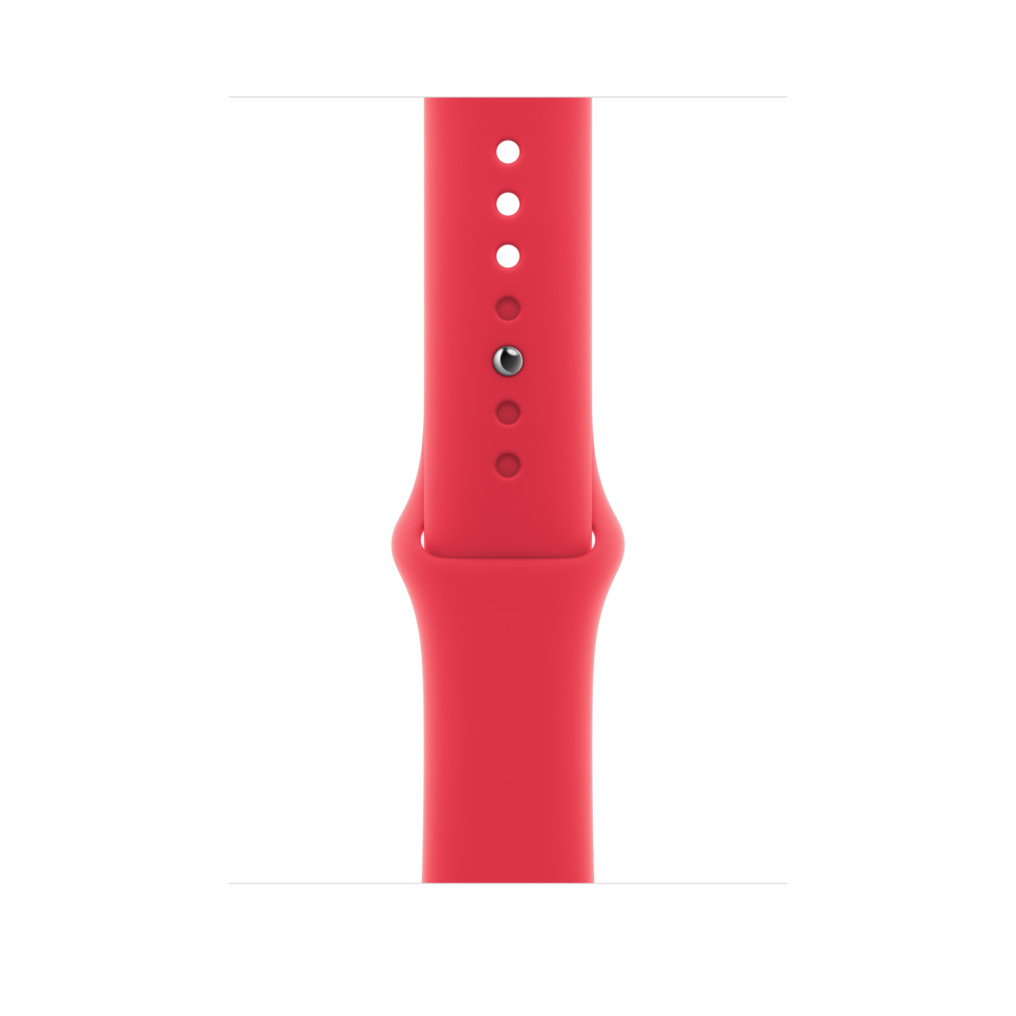 Apple pašček Sport Band M/L v (PRODUCT)RED barvi za Apple Watch velikosti 45 mm - iSTYLE SI