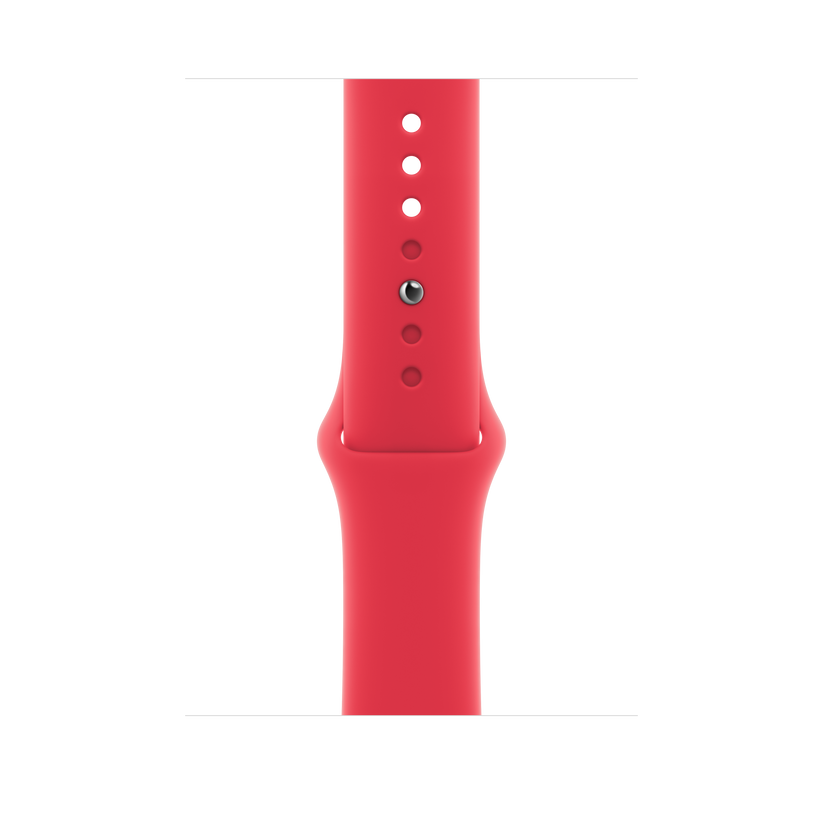 Apple pašček Sport Band M/L v (PRODUCT)RED barvi za Apple Watch velikosti 45 mm - iSTYLE SI
