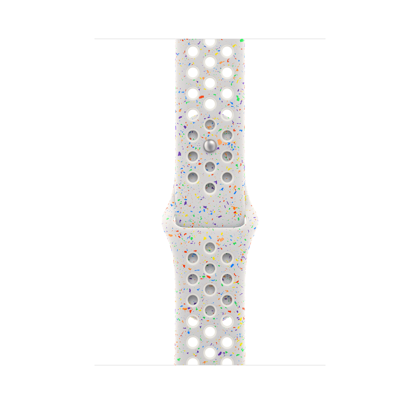 Apple pašček Nike Sport Band M/L v barvi čiste platine za Apple Watch velikosti 45 mm - iSTYLE SI