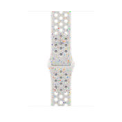 Apple pašček Nike Sport Band M/L v barvi čiste platine za Apple Watch velikosti 45 mm - iSTYLE SI