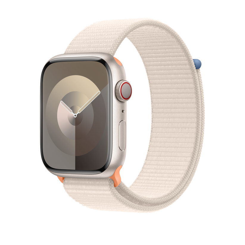 Apple pašček Sport Loop v zvezdnati barvi za Apple Watch velikosti 45 mm - iSTYLE SI