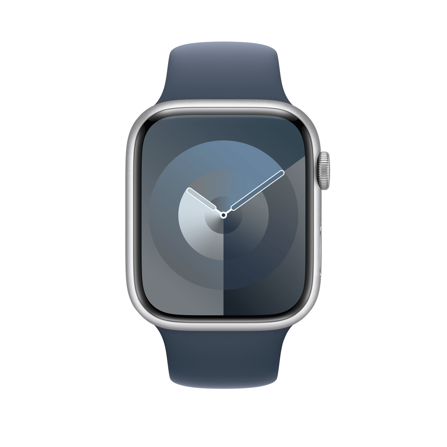 Apple pašček Sport Band S/M v nevihno modri barvi za Apple Watch velikosti 45 mm - iSTYLE SI