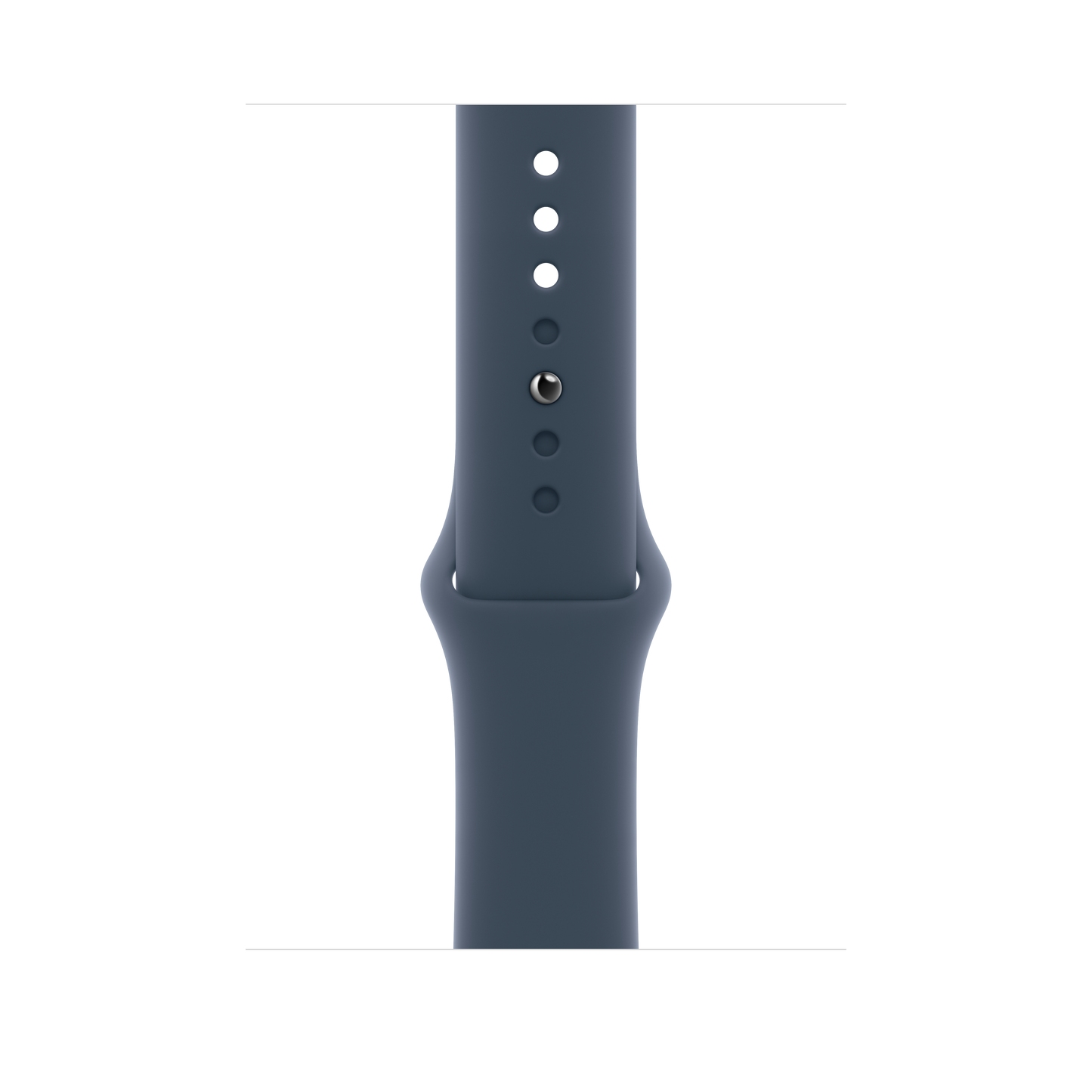 Apple pašček Sport Band S/M v nevihno modri barvi za Apple Watch velikosti 45 mm - iSTYLE SI