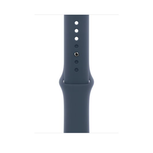 Apple pašček Sport Band S/M v nevihno modri barvi za Apple Watch velikosti 45 mm - iSTYLE SI