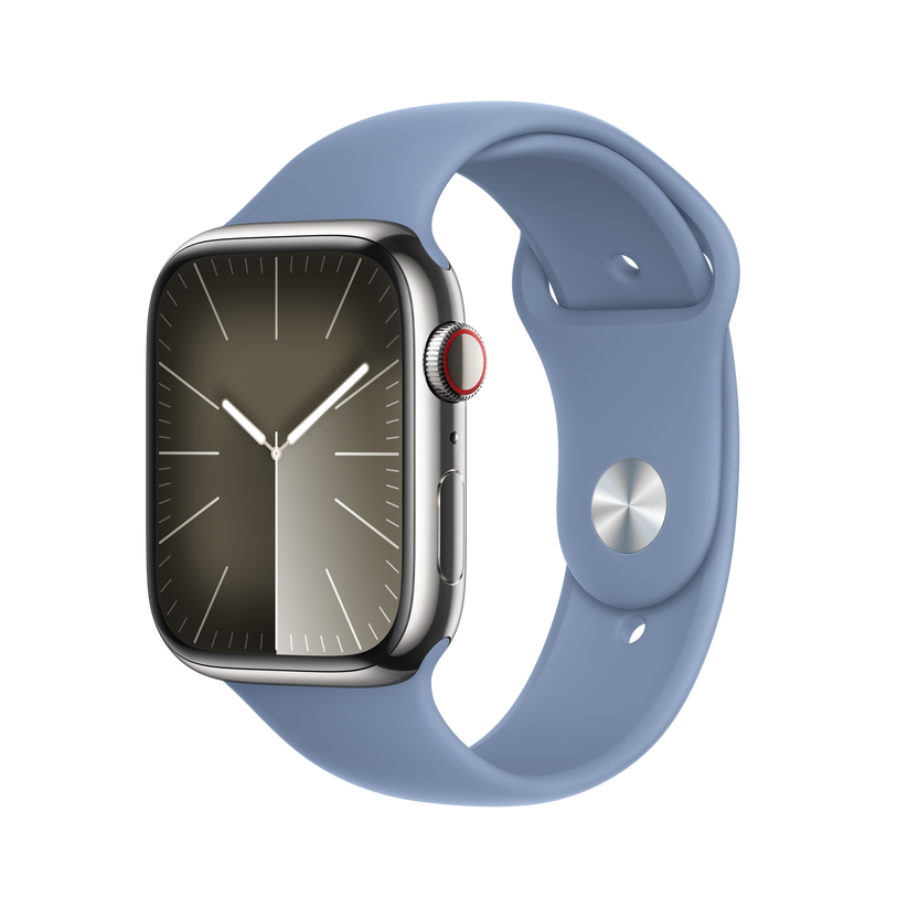 Apple pašček Sport Band M/L v zimsko zeleni barvi za Apple Watch velikosti 45 mm - iSTYLE SI
