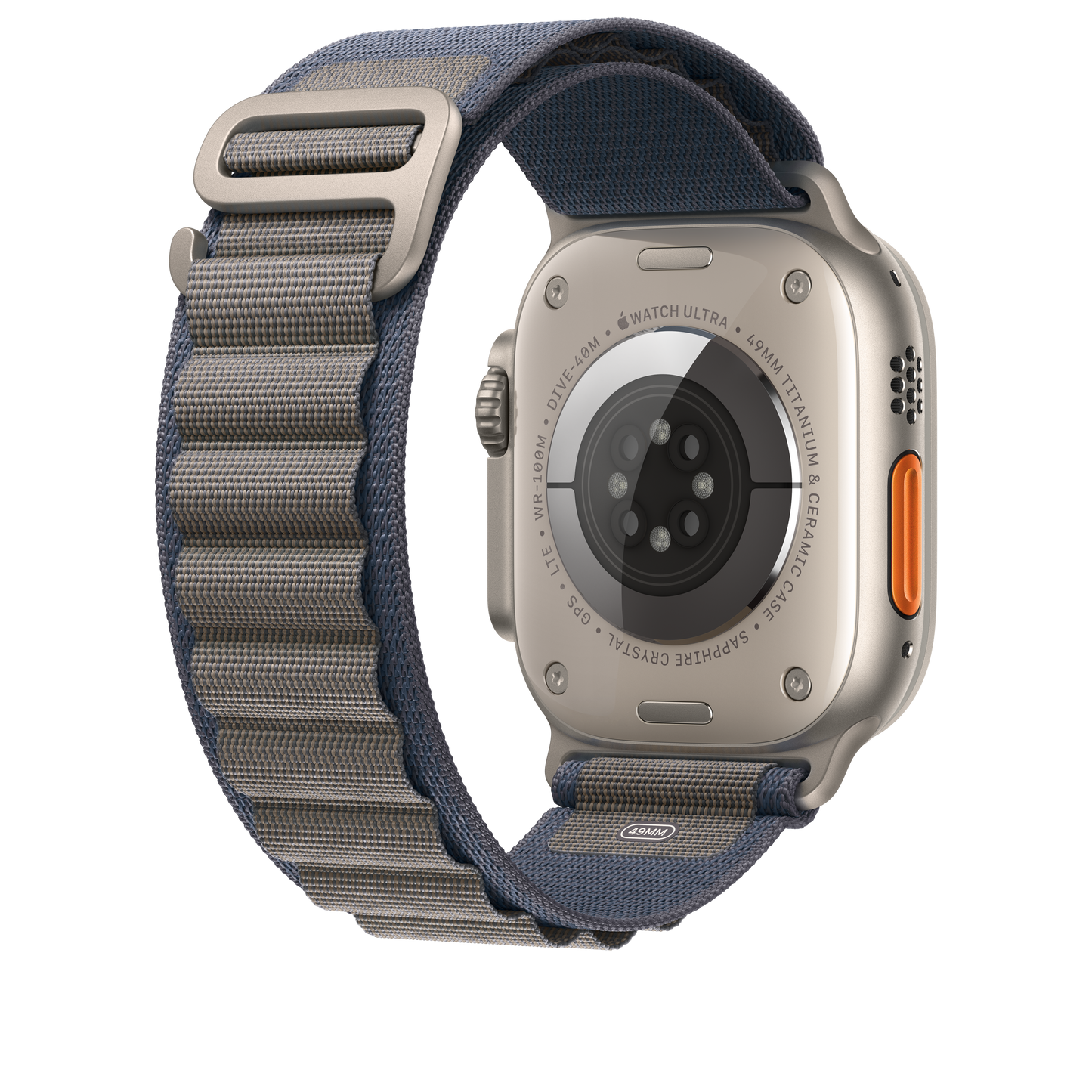 Apple pašček Alpine Loop Large v modri barvi za Apple Watch velikosti 49 mm - iSTYLE SI
