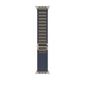 Apple pašček Alpine Loop Large v modri barvi za Apple Watch velikosti 49 mm - iSTYLE SI