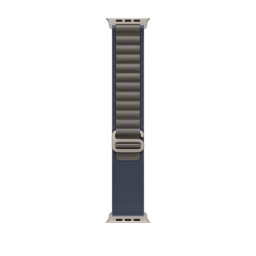 Apple pašček Alpine Loop Large v modri barvi za Apple Watch velikosti 49 mm - iSTYLE SI