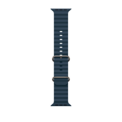 Apple pašček Ocean Band v modri barvi za Apple Watch velikosti 49 mm - iSTYLE SI