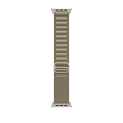 Apple pašček Alpine Loop Large v olivno zeleni barvi za Apple Watch velikosti 49 mm - iSTYLE SI
