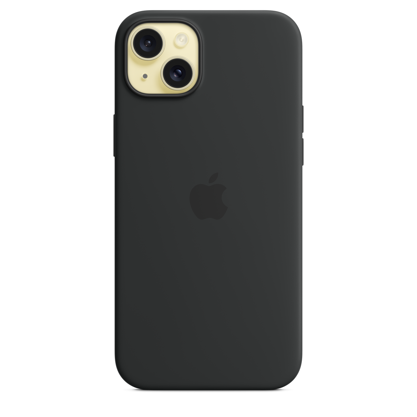 Apple silikonski ovitek z MagSafe za iPhone 15 Plus - črna - iSTYLE SI
