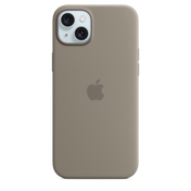 Apple silikonski ovitek z MagSafe za iPhone 15 Plus - glinena - iSTYLE SI