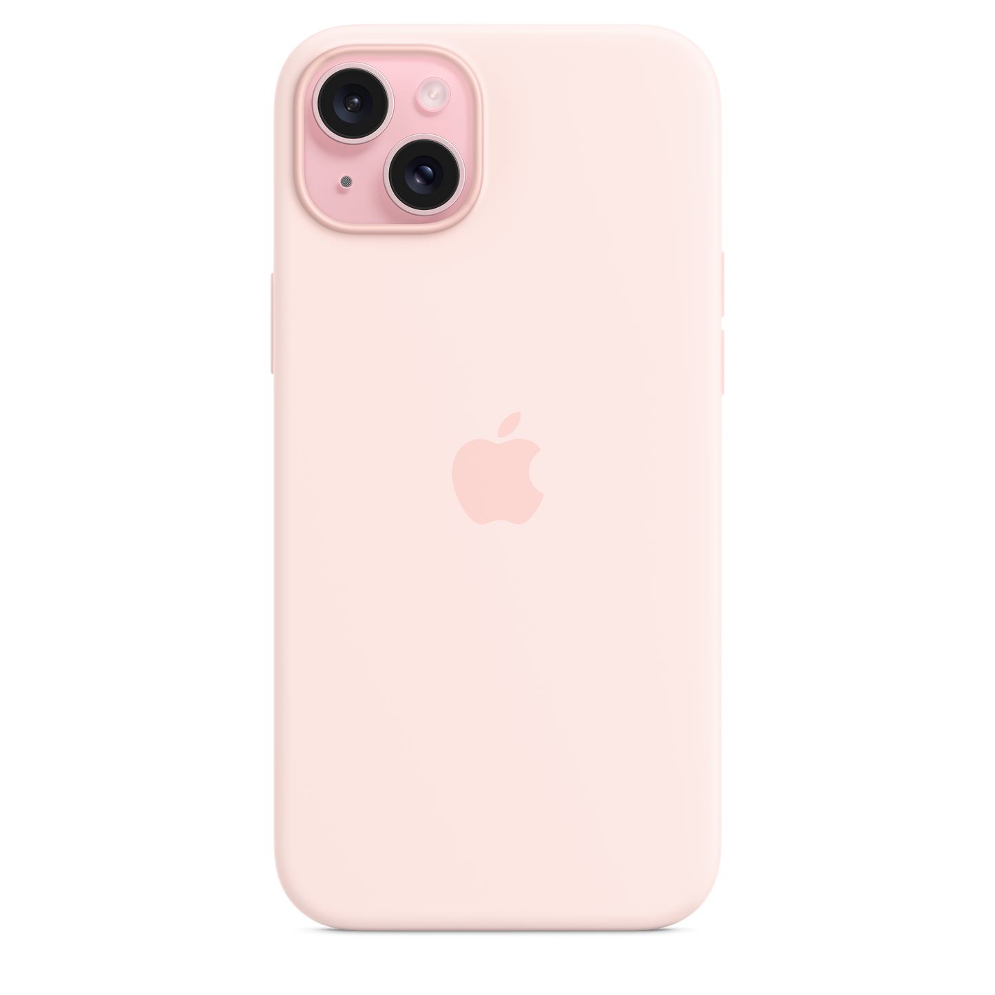 Apple silikonski ovitek z MagSafe za iPhone 15 Plus - nežno roza - iSTYLE SI