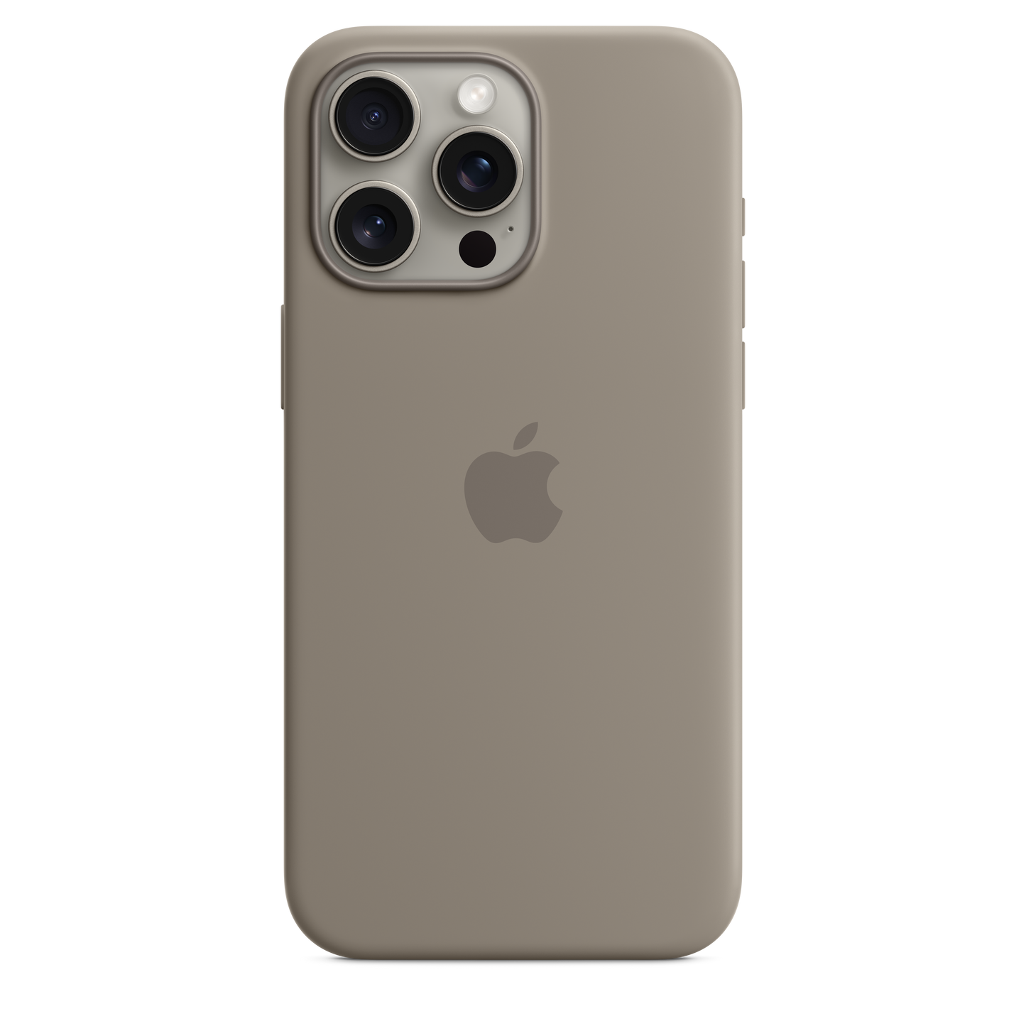 Apple silikonski ovitek z MagSafe za iPhone 15 Pro Max - glinena - iSTYLE SI