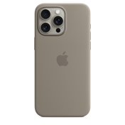 Apple silikonski ovitek z MagSafe za iPhone 15 Pro Max - glinena - iSTYLE SI