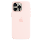 Apple silikonski ovitek z MagSafe za iPhone 15 Pro Max - nežno roza - iSTYLE SI
