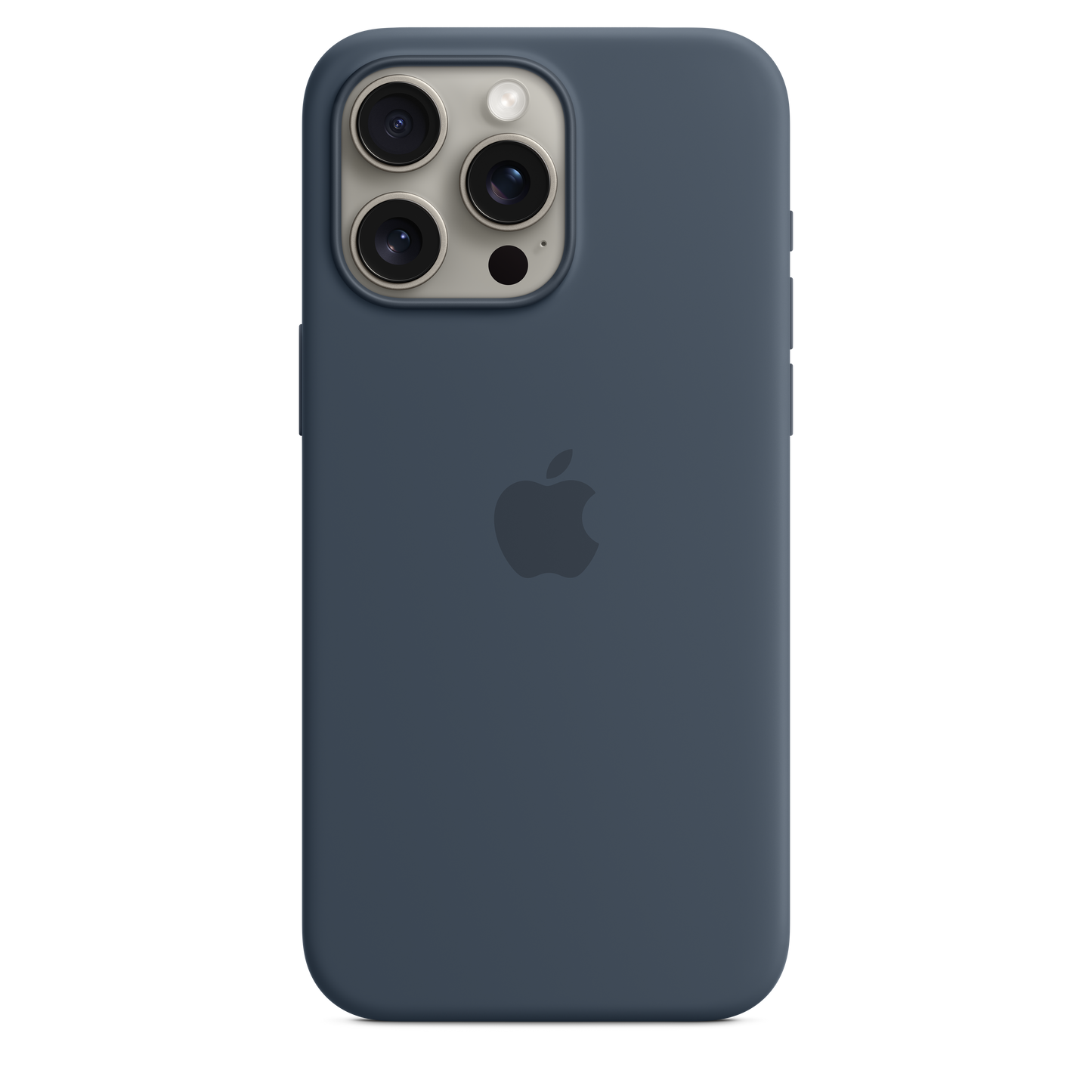 Apple silikonski ovitek z MagSafe za iPhone 15 Pro Max - nevihtno modra - iSTYLE SI
