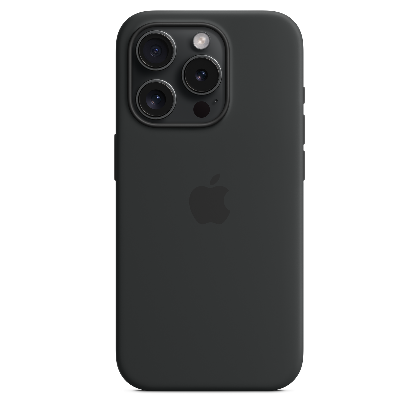 Apple silikonski ovitek z MagSafe za iPhone 15 Pro - črna - iSTYLE SI