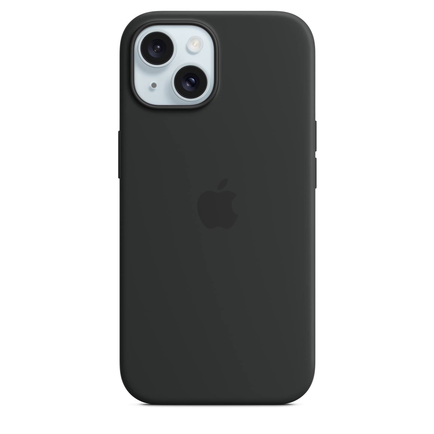 Apple silikonski ovitek z MagSafe za iPhone 15 - črna - iSTYLE SI
