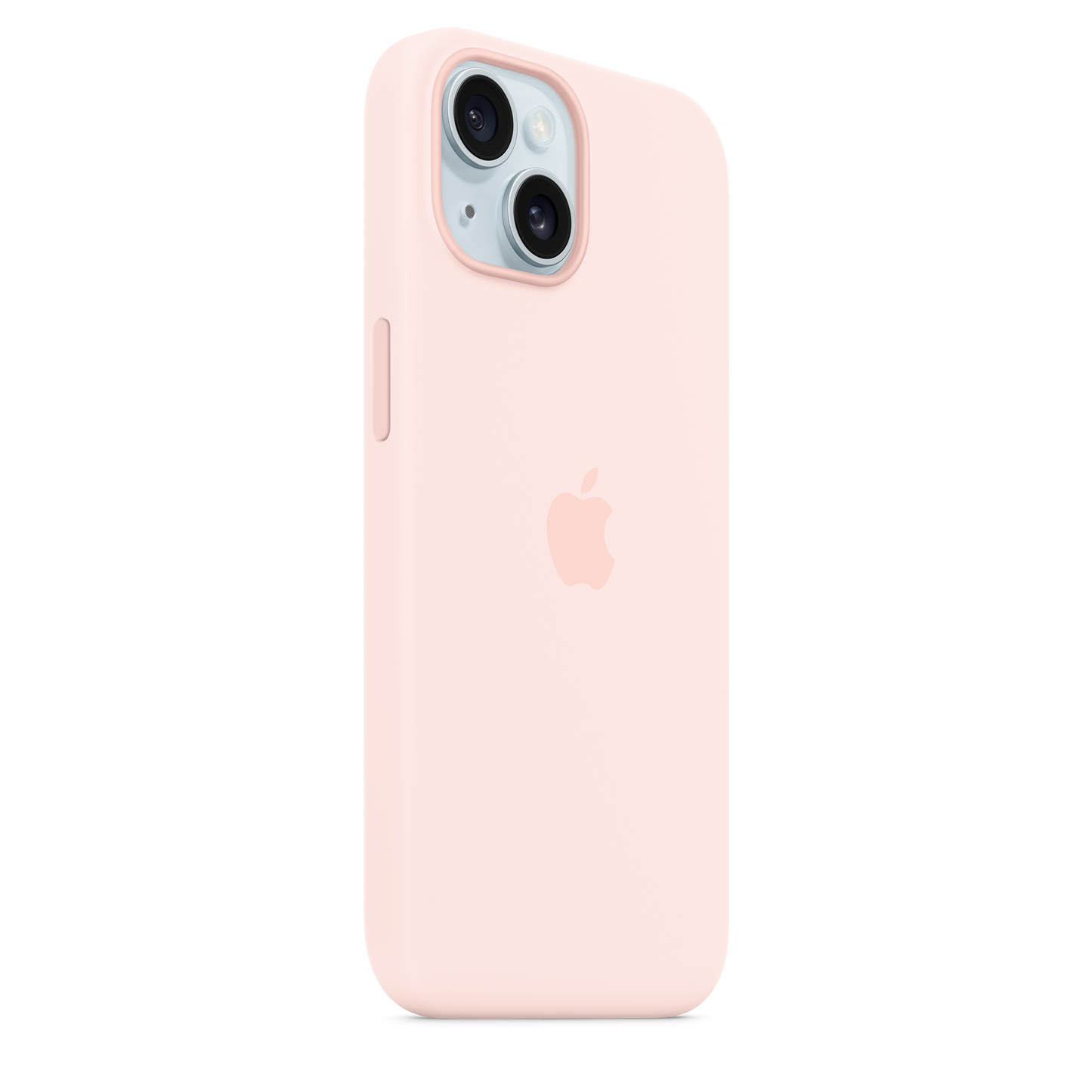 Apple silikonski ovitek z MagSafe za iPhone 15 - nežno roza - iSTYLE SI