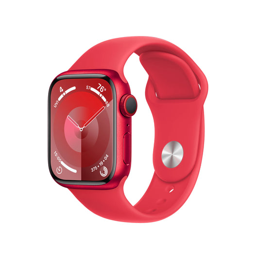 Apple Watch Series 9: GPS, 41mm, ohišje iz aluminija (PRODUCT)RED, pašček Sport Band (PRODUCT)RED - M/L - iSTYLE SI