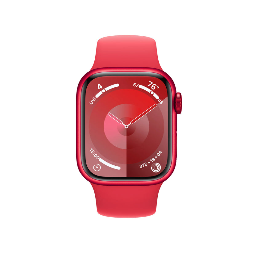Apple Watch Series 9: GPS, 41mm, ohišje iz aluminija (PRODUCT)RED, pašček Sport Band (PRODUCT)RED - M/L - iSTYLE SI