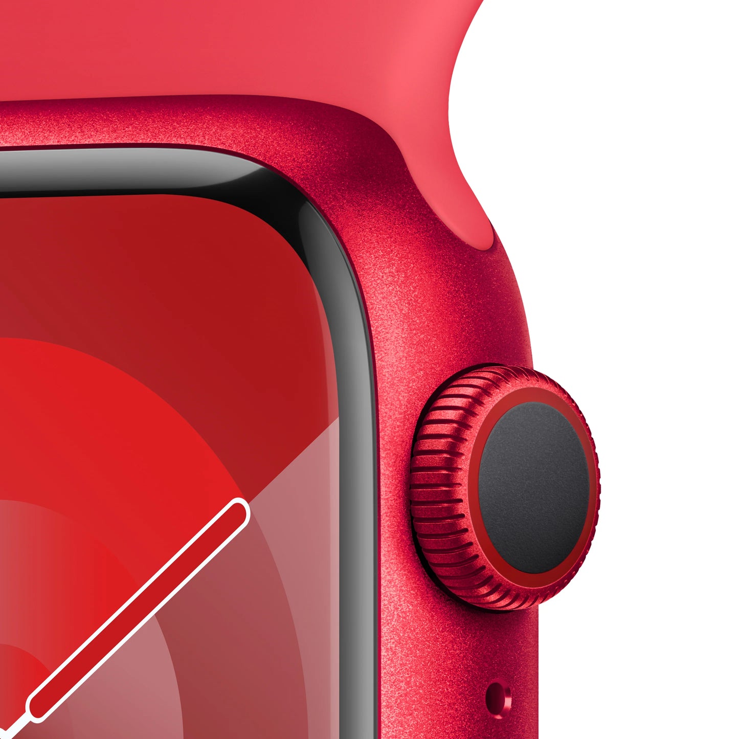 Apple Watch Series 9: GPS, 41mm, ohišje iz aluminija (PRODUCT)RED, pašček Sport Band (PRODUCT)RED - M/L - iSTYLE SI