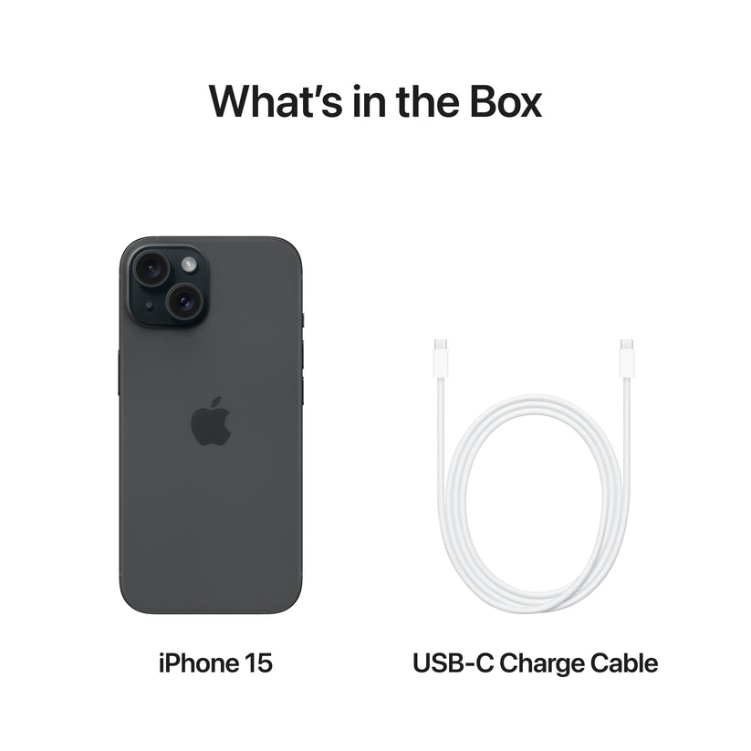 iPhone 15: 128 GB - črn - iSTYLE SI