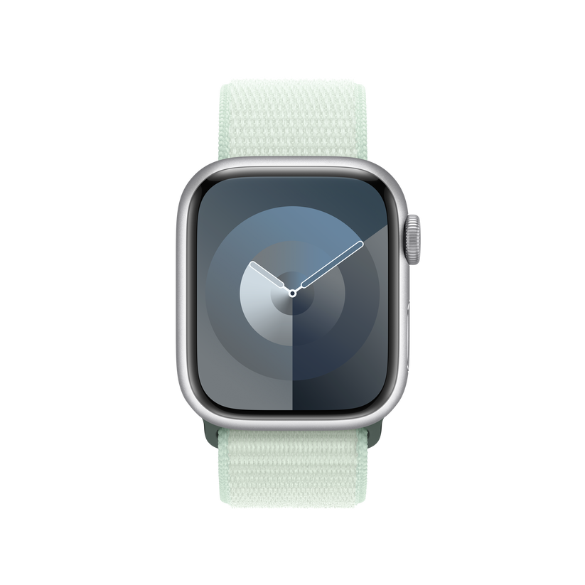 Apple pašček Sport Loop v barvi nežne mete za Apple Watch velikosti 41 mm - iSTYLE SI