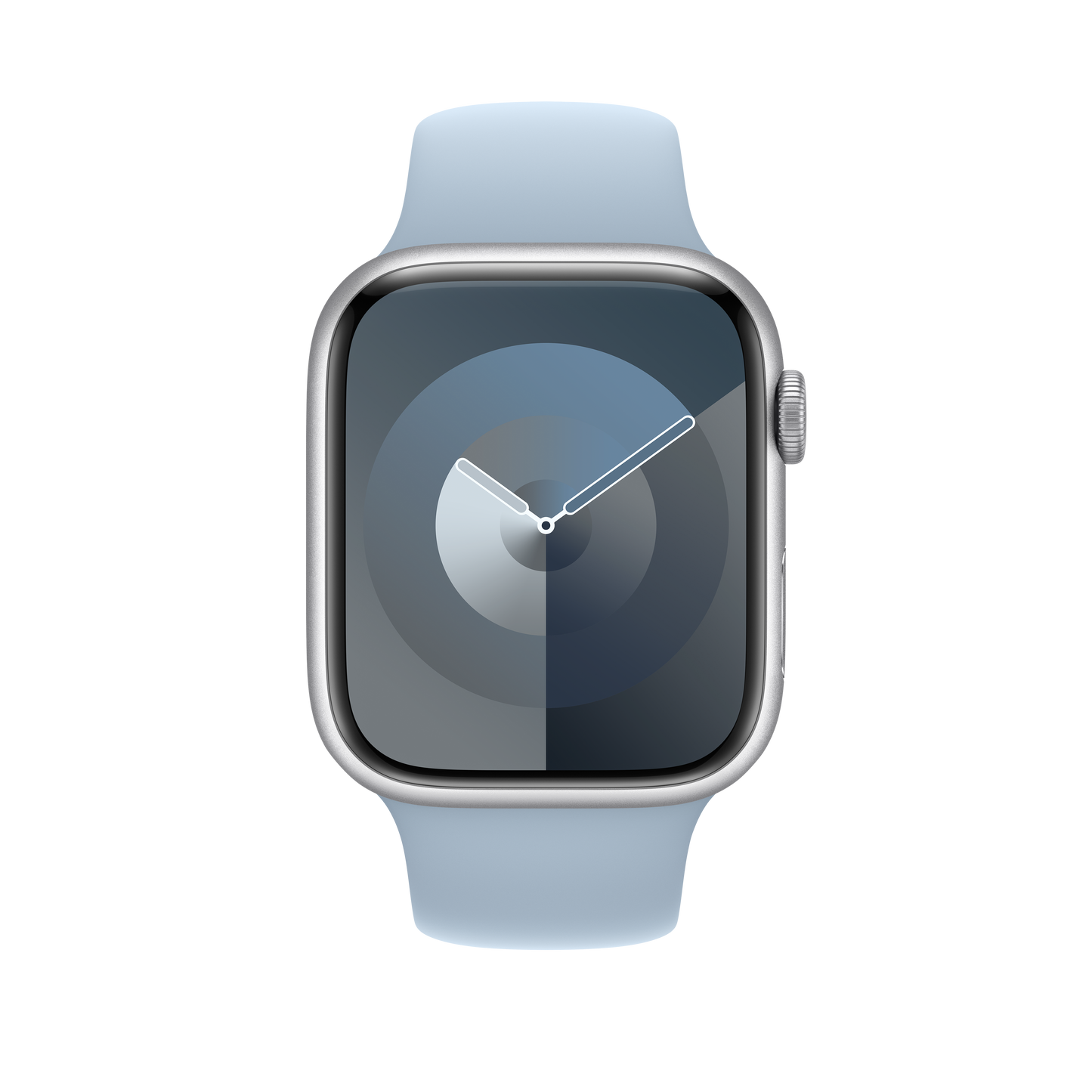 Apple pašček Sport Band M/L v nežno modra barvi za Apple Watch velikosti 45 mm - iSTYLE SI