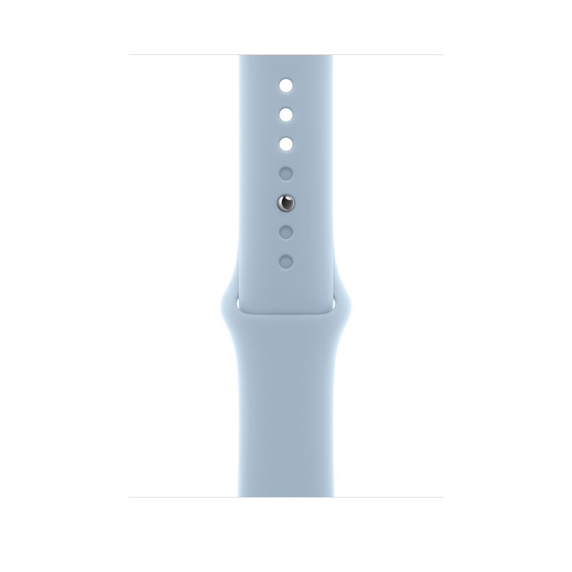 Apple pašček Sport Band M/L v nežno modra barvi za Apple Watch velikosti 45 mm - iSTYLE SI
