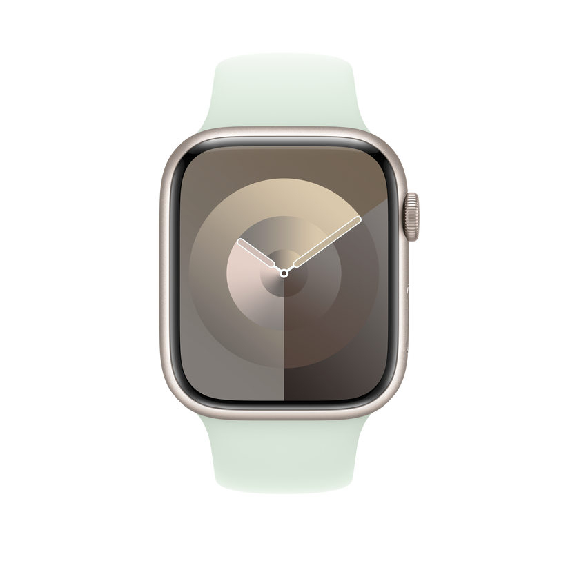 Apple pašček Sport Band M/L v barvi nežne mete za Apple Watch velikosti 45 mm - iSTYLE SI