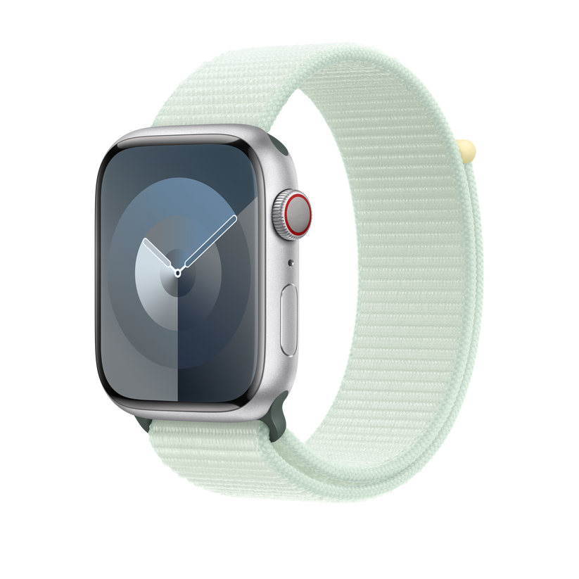 Apple pašček Sport Loop v barvi nežne mete za Apple Watch velikosti 45 mm - iSTYLE SI