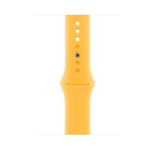 Apple pašček Sport Band M/L v sončno rumeni barvi za Apple Watch velikosti 45 mm - iSTYLE SI